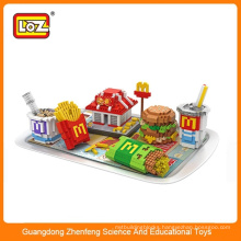 LOZ New food style diy Assembly Block Toy